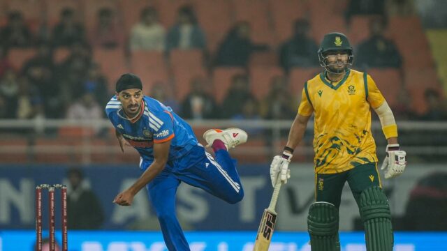 IND vs SA: Arshdeep Singh arremessa por mais tempo contra IND vs SA: Arshdeep Singh arremessa por mais tempo contra um indiano em T20Is