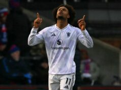 Ian Wright conta o que realmente o impressionou em Joshua Zirkzee x Crystal Palace Joshua Zirkzee após a partida da Premier League entre Crystal Palace e Manchester United no Selhurst Park em 2025 em Londres, Inglaterra.