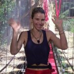 I'm A Celeb's Vogue Willians se torna o TERCEIRO concorrente votado para fora da selva depois de cair no fundo com a colega modelo Kelly Brook - mas o marido Spencer Matthews não está lá para cumprimentá-la