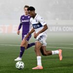 Criativos Talking Points mostrando as localizações do Manchester United, Lausanne Sport e OGC Nice, de propriedade da Ineos