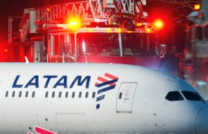 Incêndio em aeroporto no Brasil causa evacuação e fumaça engole jato Latam Airlines demite Main Getty