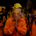 Israelenses protestam contra pedido de perdão de Netanyahu