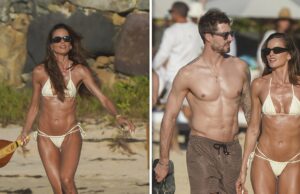 Izabel Goulart arrasa com biquíni acanhado em passeio na praia com o noivo Kevin Trapp Izabel-Goulart-sub-backgrid-3