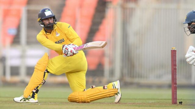 Jagadeesan liderará Tamil Nadu no Troféu Vijay Hazare, Sudharsan nomeado vice-capitão
