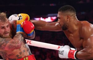 Jake Paul nocauteado por Anthony Joshua jake paul anthony joshua getty luta