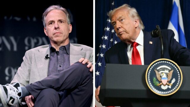 Jake Tapper critica Trump por apoiar o 'lixo de mídia social' contra os Kennedys horas após a morte de Tatiana Schlossberg
