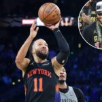 Jalen Brunson não foi consultado sobre a decisão do banner dos Knicks na NBA – mas não tem problemas com isso