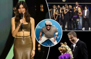 Jason Momoa, Lenny Kravitz e Miss Piggy nerd no ‘Oscar dos jogos’ Jason Momoa, Lenny Kravitz e Miss Piggy nerd no 'Oscar dos jogos'