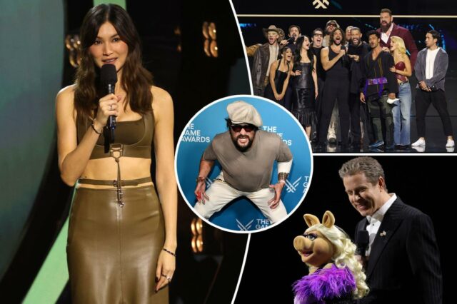 Jason Momoa, Lenny Kravitz e Miss Piggy nerd no 'Oscar dos jogos'
