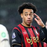 Tyler Adams jogando contra o Man City