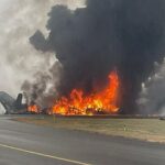 O avião caiu no Aeroporto Regional de Statesville na manhã de quinta-feira
