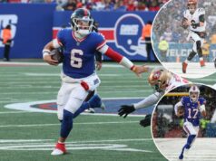 Jaxson Dart dos Giants seguindo dicas dos melhores QBs enquanto busca um final forte para sua temporada de estreia Jaxson Dart dos Giants seguindo dicas dos melhores QBs enquanto busca um final forte para sua temporada de estreia