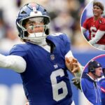 Jaxson Dart não foi o mesmo sem Brian Daboll