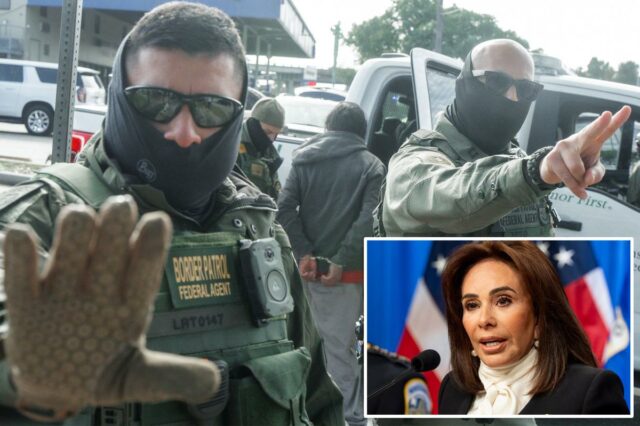 Jeanine Pirro tem como alvo governadores de estados azuis, diz Jeanine Pirro tem como alvo governadores de estados azuis, diz que migrantes ilegais ‘não têm o direito de estar neste país’