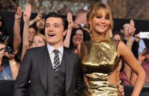 Jennifer Lawrence e Josh Hutcherson retornando à franquia ‘Jogos Vorazes’ Logotipo oficial do Sunrise on the Reaping dos Jogos Vorazes