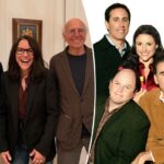 Jerry Seinfeld, Julia Louis-Dreyfus e Larry David têm uma rara reunião de ‘Seinfeld’ em novas fotos épicas