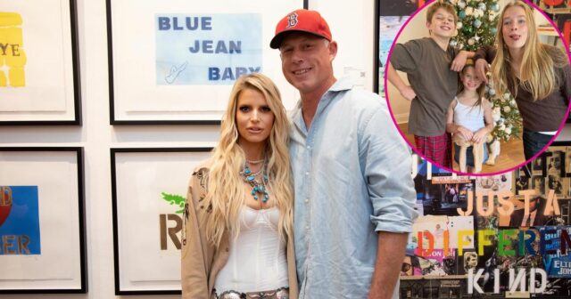 Jessica Simpson compartilha foto rara de todas as três crianças depois de comemorar o Dia de Ação de Graças com o ex Eric Johnson