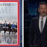 Jimmy Kimmel Rips Into Time é capa de personalidade do ano centrada em IA: 'Parece Photoshop de 2007' | Vídeo