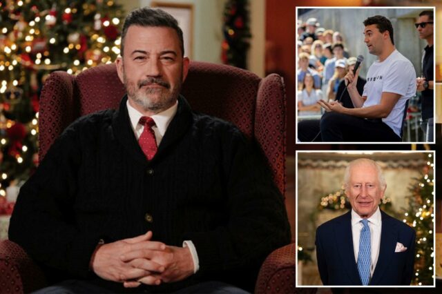 Jimmy Kimmel fará discurso no dia de Natal na TV do Reino Unido dizendo que 2025 é um “ano realmente ótimo” para o fascismo
