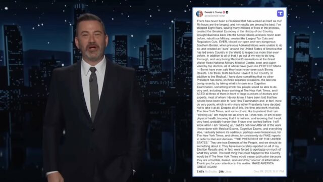 Jimmy Kimmel incendeia discurso de Trump no comício na Pensilvânia: Jimmy Kimmel incendeia discurso de Trump no comício na Pensilvânia: 'Uau, isso foi racista' | Vídeo