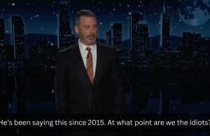 Jimmy Kimmel tem uma analogia brutal com o plano de saúde de Trump Jimmy Kimmel tem uma analogia brutal com o plano de saúde de Trump