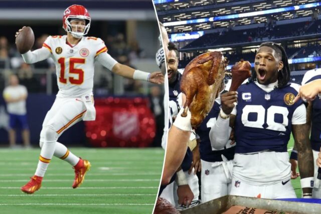 Jogo de Ação de Graças dos Cowboys-Chiefs atrai recorde de 57 milhões de espectadores
