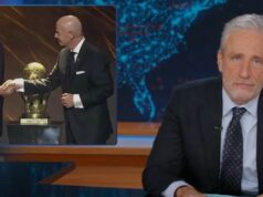 Jon Stewart critica Trump por aceitar o prêmio da paz ‘inteiramente fictício’ enquanto aumenta as tensões com a Venezuela: ‘Esse prêmio sem sentido não significou nada para você?’ Jon Stewart critica Trump por aceitar o prêmio da paz 'inteiramente fictício' enquanto aumenta as tensões com a Venezuela: 'Esse prêmio sem sentido não significou nada para você?'