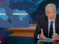 Jon Stewart destaca paralelos ‘assustadores’ entre a Guerra do Iraque e o conflito iminente na Venezuela: ‘É 2005 de novo’ | Vídeo Jon Stewart destaca paralelos 'assustadores' entre a Guerra do Iraque e o conflito iminente na Venezuela: 'É 2005 de novo' | Vídeo