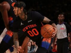 Jordan Clarkson dá grande brilho ao Knicks: ‘Por que ele está aqui’ Jordan Clarkson vai até a cesta durante a derrota dos Knicks para o 76ers em 19 de dezembro de 2025 no Madison Square Garden.