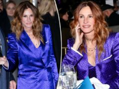 Julia Roberts opta por um terno de bolinhas inspirado nos anos 80 no Gotham Awards de 2025 Julia Roberts opta por um terno de bolinhas inspirado nos anos 80 no Gotham Awards de 2025