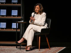 Kamala Harris ainda não terminou A vice-presidente democrata indicada à presidência, Kamala Harris, chega para falar no último dia da Convenção Nacional Democrata, quinta-feira, 22 de agosto de 2024, em Chicago. (Foto AP/Jacquelyn Martin)