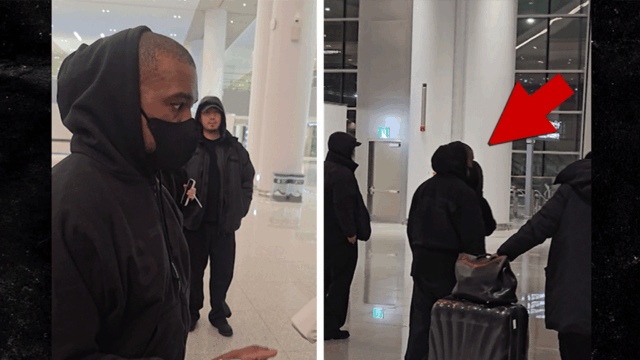 Kanye West e Bianca Censori viajam juntos para a Coreia 120625_corb