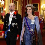 Kate Middleton surpreende com sua maior tiara em banquete em Windsor