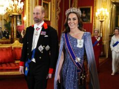 Kate Middleton surpreende com sua maior tiara em banquete em Windsor Kate Middleton surpreende com sua maior tiara em banquete em Windsor