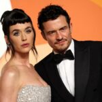 Katy Perry e Orlando Bloom mostram seu estilo de casal na festa do Oscar de 2025