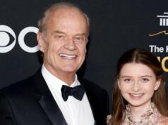 Kelsey Grammer posa com a filha Faith, 13, após separação detalhada de Greer Guia da família de Kelsey Grammer