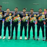 Khelo India University Games: equipe de badminton do MU conquista medalha de prata