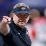 College football head coach Kirby Smart of the Georgia Bulldogs