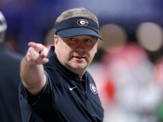 Kirby Smart da Geórgia ganha grande bônus com vitória sobre o Alabama College football head coach Kirby Smart of the Georgia Bulldogs