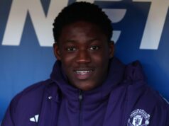 Kobbie Mainoo ri por último de Ruben Amorim, já que a estatística do Man Utd prova que as substituições não estão funcionando Kobbie Mainoo e Ruben Amorim se separam