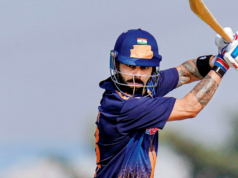 Kohli bate 131 enquanto Delhi Chase Down 299 contra Andhra Kohli bate 131 enquanto Delhi Chase Down 299 contra Andhra