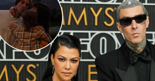 Os filhos de Kourtney Kardashian e Travis Barker estão muito entusiasmados por ter um irmão mais novo