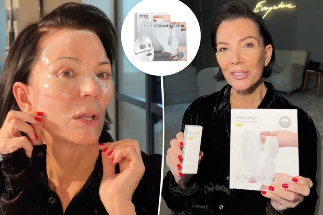Kris Jenner diz que ‘não consegue’ sua rotina noturna sem Máscara Sungboon Editor Deep Collagen Power Boosting.