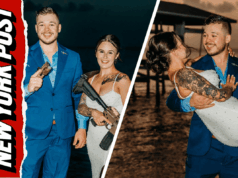 Kyle Rittenhouse se casa, fotografado com noiva empunhando AR-15 Kyle Rittenhouse se casa, fotografado com noiva empunhando AR-15