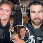 Kylie Kelce confronta Travis por alegar que ele e Taylor Swift 'nunca' brigaram