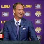 LSU head coach Lane Kiffin