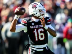 LaNorris Sellers, principal prospecto de QB, se aproximando do retorno da Carolina do Sul em 2026 O quarterback do South Carolina Gamecocks, Lanorris Sellers (16), passa contra o Clemson Tigers no primeiro quarto no Williams-Brice Stadium.