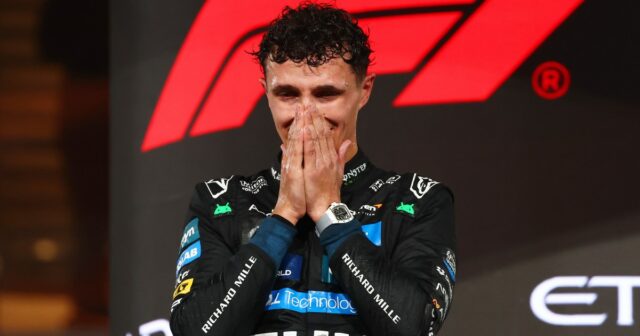 Lando Norris conquista primeiro título mundial de F1 no GP Max Verstappen em ação.