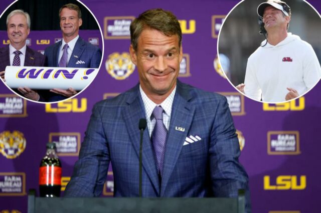 Lane Kiffin lamenta não ter conseguido terminar os negócios de Ole Miss na introdução da LSU
