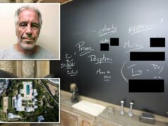 Leia as mensagens misteriosas rabiscadas no quadro negro na ilha particular de Jeffrey Epstein Leia as mensagens misteriosas rabiscadas no quadro negro na ilha particular de Jeffrey Epstein